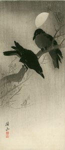 غرابان، حوالي عام 1920 (طبعة خشبية) بواسطة إيتو سوزان