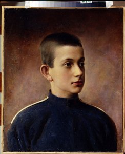 صورة لدوق روسيا الأكبر كونستانتين نيكولايفيتش (1827-1892). (صورة لدوق روسيا الأكبر كونستانتين نيكولايفيتش). صورة مراهق. لوحة إيفان أليكسيفيتش تيورين (1824-1904) ، زيت على قماش. الفن الروسي في القرن التاسع عشر. سات المركزية نا بواسطة إيفان ألكسيفيتش تيورين