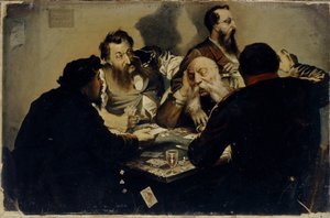 البطاقات ، 1870s بواسطة إيفان ألكسندروفيتش كالجانوف