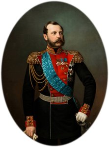صورة للإمبراطور ألكسندر الثاني 1818-1881 ، ستينيات القرن التاسع عشر بواسطة إيفان أليكسيفيتش تيورين