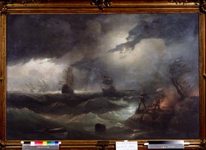 بيتر الأول (أو العظيم بواسطة إيفان كونستانتينوفيتش أيفازوسكي