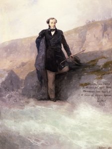 بوشكين (1799-1837) على شاطئ البحر الأسود ، 1897