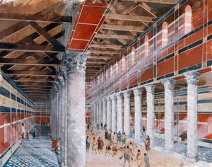 بازيليكا الحمامات ، مدينة Wroxeter الرومانية ، القرن الأول والثالث ، 1990-2010 بواسطة إيفان لابر