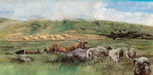 Grimspound ، العصر البرونزي ، c1990-2010 بواسطة إيفان لابر