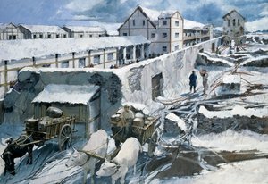 مدينة Wroxeter الرومانية ، القرن الثاني ، c1990-2010 بواسطة إيفان لابر