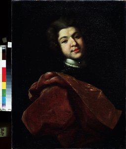 صورة للبارون سيرجي ستروجانوف (1707-1756) (صورة البارون سيرجي ستروجانوف). لوحة إيفان نيكيتيش نيكيتين (نيكيتين) (حوالي 1680-بعد 1742) ، زيت على قماش