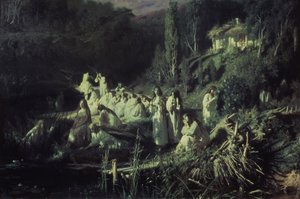 حوريات البحر ، 1871 بواسطة إيفان نيكولايفيتش كرامسكوي