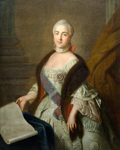 كاترين الثانية في دور الدوقة الكبرى إيكاترينا ألكسييفنا ، 1762.