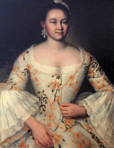 "ستيبانيدا ستيبانوفنا ياكوفليفا" ، c1757-c1761 بواسطة إيفان فيشنياكوف