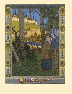 رسم توضيحي للحكاية الخيالية ريشة الفنانة فالكون ، 1901-1902