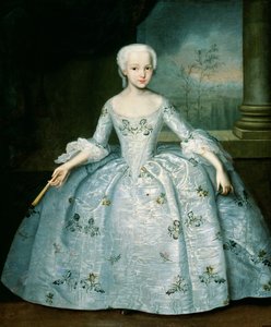 صورة سارة إليونور فيرمور (1740-1824) 1749-50 (زيت على قماش)