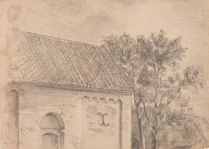 عمارة الكنيسة بالأشجار بواسطة نعم Jerichau (II)