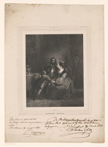 ألبريشت بيلينغ يقول وداعا لزوجته وطفله Albrecht Beiling (العنوان على الكائن) بواسطة Desguerrois and Co.