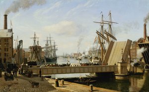 منظر لكوبنهاغن مع Knippelsbro ، 1882 بواسطة JE Carl Rasmussen