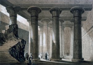 "معبد اسنيه ، مصر" ، القرن التاسع عشر بواسطة JH آلان