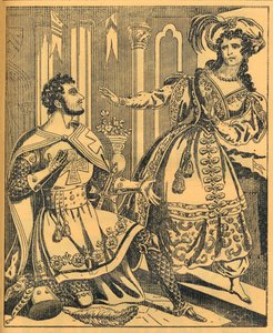 "Ivanhoe: Sir Brian de Bois Guilbert & Rebecca" ، القرن التاسع عشر
