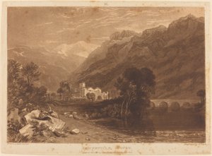 Bonneville ، تم نشره عام 1816. بواسطة جوزيف مالورد وليام تورنر