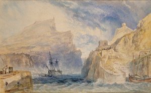 بوسكاسل ، كورنوال ، c1824 بواسطة جوزيف مالورد وليام تورنر