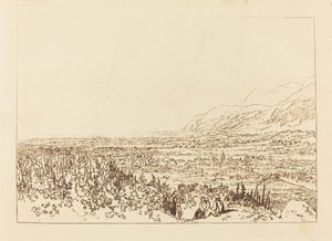 سلسلة جبال الألب من غرونوبل إلى شامبيري ، نُشرت عام 1812. بواسطة جوزيف مالورد وليام تورنر