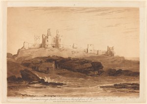 قلعة دونستانبورو ، نُشرت عام 1808. بواسطة جوزيف مالورد وليام تورنر