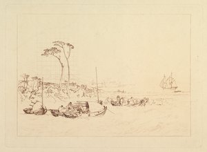 قلعة ومدينة إنفيراري ، اسكتلندا ليبر ستوديوروم ، الجزء الثالث عشر ، 1816. بواسطة جوزيف مالورد وليام تورنر