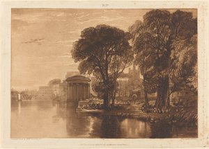 Isleworth ، تم نشره عام 1819. بواسطة جوزيف مالورد وليام تورنر