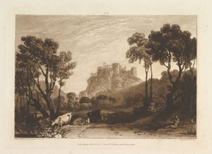 القلعة فوق ميدوز ليبر ستوديوروم ، الجزء الثاني ، لوحة 8 ، 1808. بواسطة جوزيف مالورد وليام تورنر