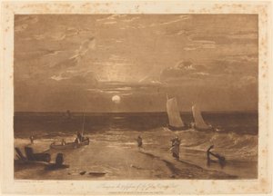قطعة البحر ميلدماي ، نُشرت عام 1812. بواسطة جوزيف مالورد وليام تورنر