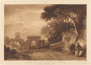 امرأة السامرة ، تم نشره عام 1819. بواسطة جوزيف مالورد وليام تورنر
