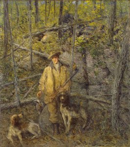 الصيادون والكلاب بواسطة J. Alden Weir