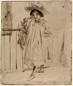 على الشرفة بواسطة J. Alden Weir