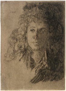 صورة لفتاة بواسطة J. Alden Weir