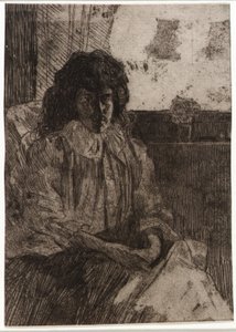 رسم تخطيطي عند النافذة رقم 2 بواسطة J. Alden Weir