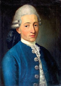 صورة لشاب فولفجانج أماديوس موتسارت ، 1772