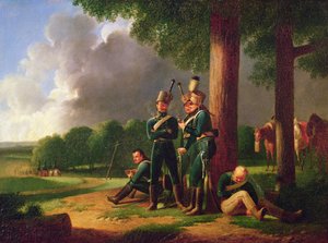 فرسان في الخدمة الأمامية بواسطة JB Secle