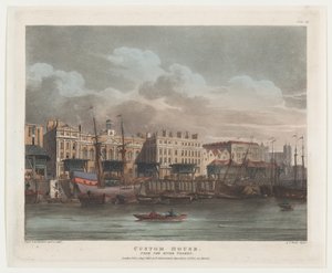 Custom House ، 1 أغسطس ، 1808 ، 1 أغسطس ، 1808. بواسطة جيه. بلوك