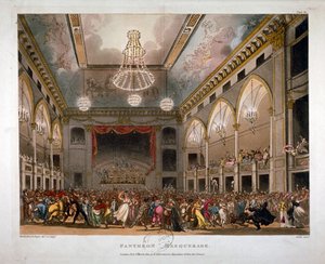 البانثيون ، شارع أكسفورد ، وستمنستر ، 1809