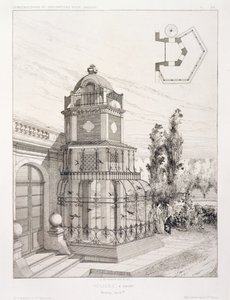 القفص للطيور المغردة ، من حجم التصاميم من قبل العديد من المهندسين المعماريين ، الحانة. موريل وسي ، باريس ، c.1880