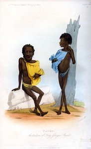 باتيت ، الأستراليون من الملك جورج ساوند ، 1848. بواسطة جيه بول