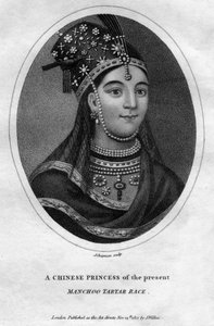 أميرة صينية من سباق Manchoo Tartar ، 1801.