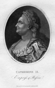 كاثرين العظيمة ، إمبراطورة روسيا ، 1826. بواسطة جيه تشابمان