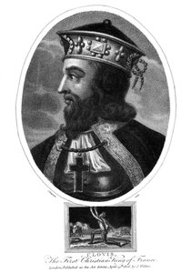كلوفيس ، أول ملك مسيحي من الفرنجة ، 1806.