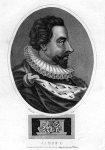 جيمس الأول ملك إنجلترا ، 1804.