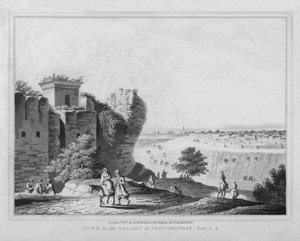 قبر في وادي يهوشافاط. جويل ، 3.2. ، 1830