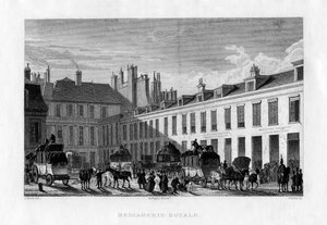 خدمة البريد السريع ، باريس ، فرنسا ، 1829. بواسطة جي ديفيس