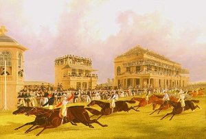 The Dead Heat for the Doncaster Great St. Leger Stakes بين 'Charles XII' و 'إقليدس' بواسطة جي إف وبولارد جيمس هيرينج سنر.