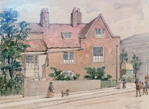 منازل قديمة في كينينجتون جرين ، 1855 بواسطة J. Findley