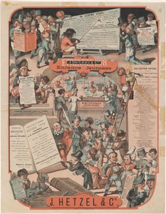 قائمة صندوق J. Hetzel & Cie في باريس Etrennes 1878 (العنوان على الكائن) بواسطة يسرع