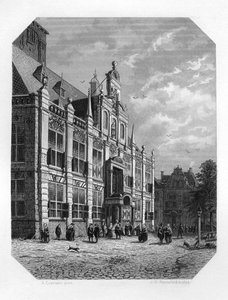 قاعة المدينة في دلفت ، هولندا ، 1620 c1870.