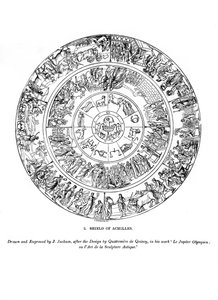 درع أخيل ، 1843